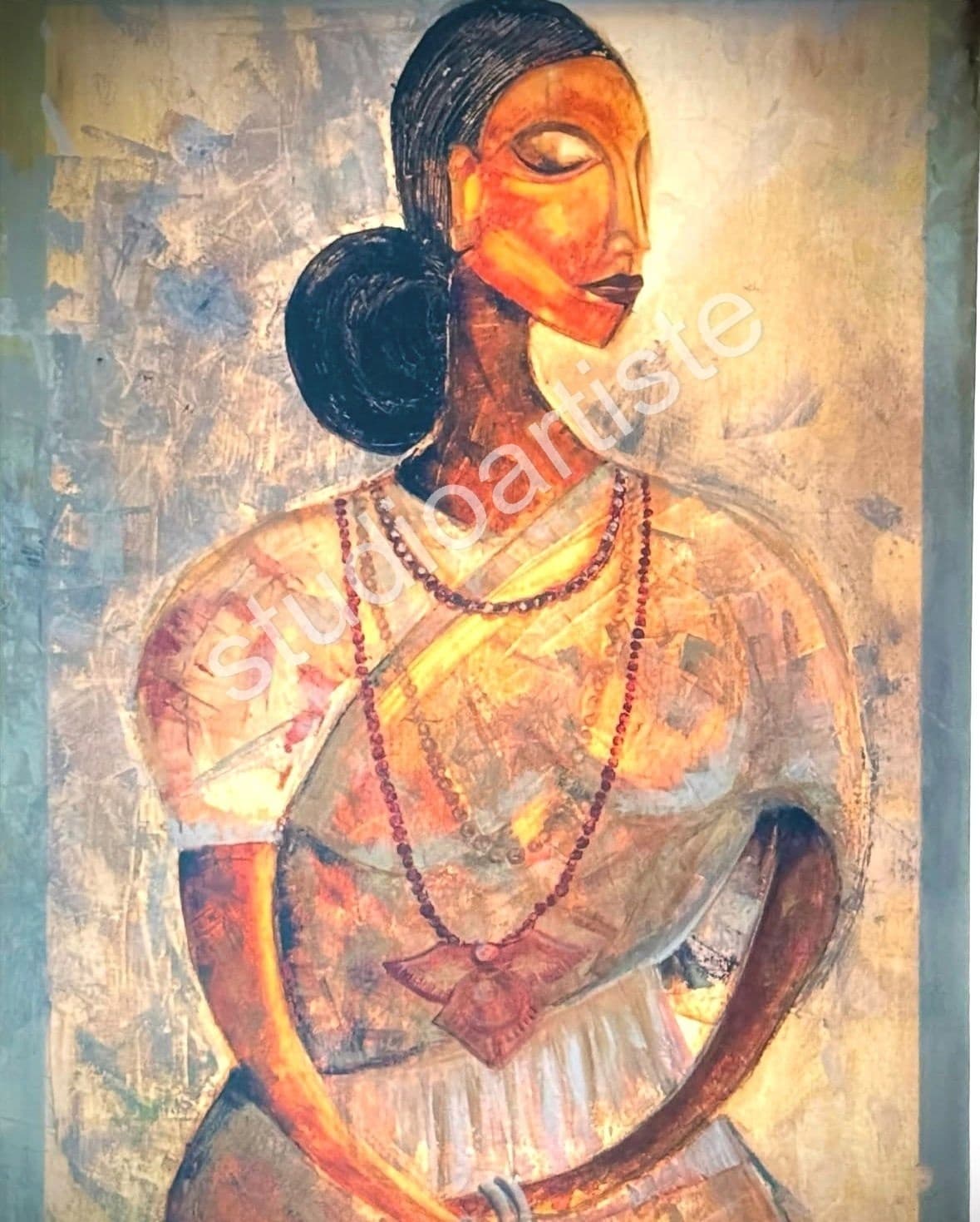 කත්‍යායණී - Acrylic Paintings
