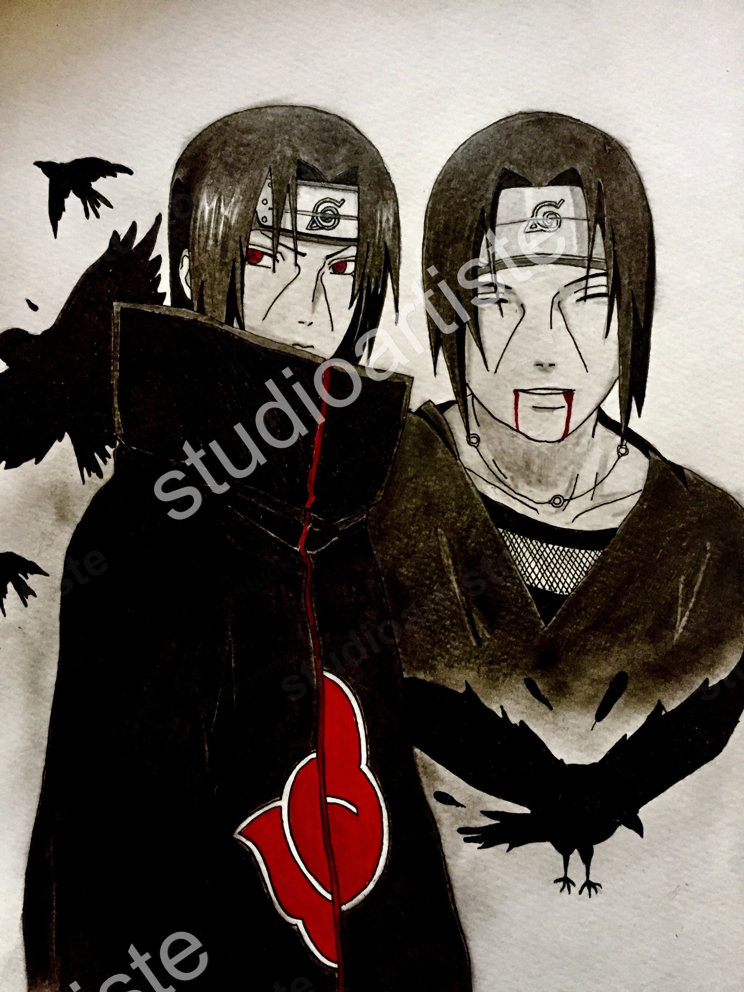 Itachi - Anime Characters- fan art