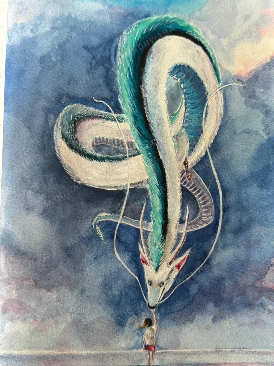 Spirited Away — Watercolor on paper