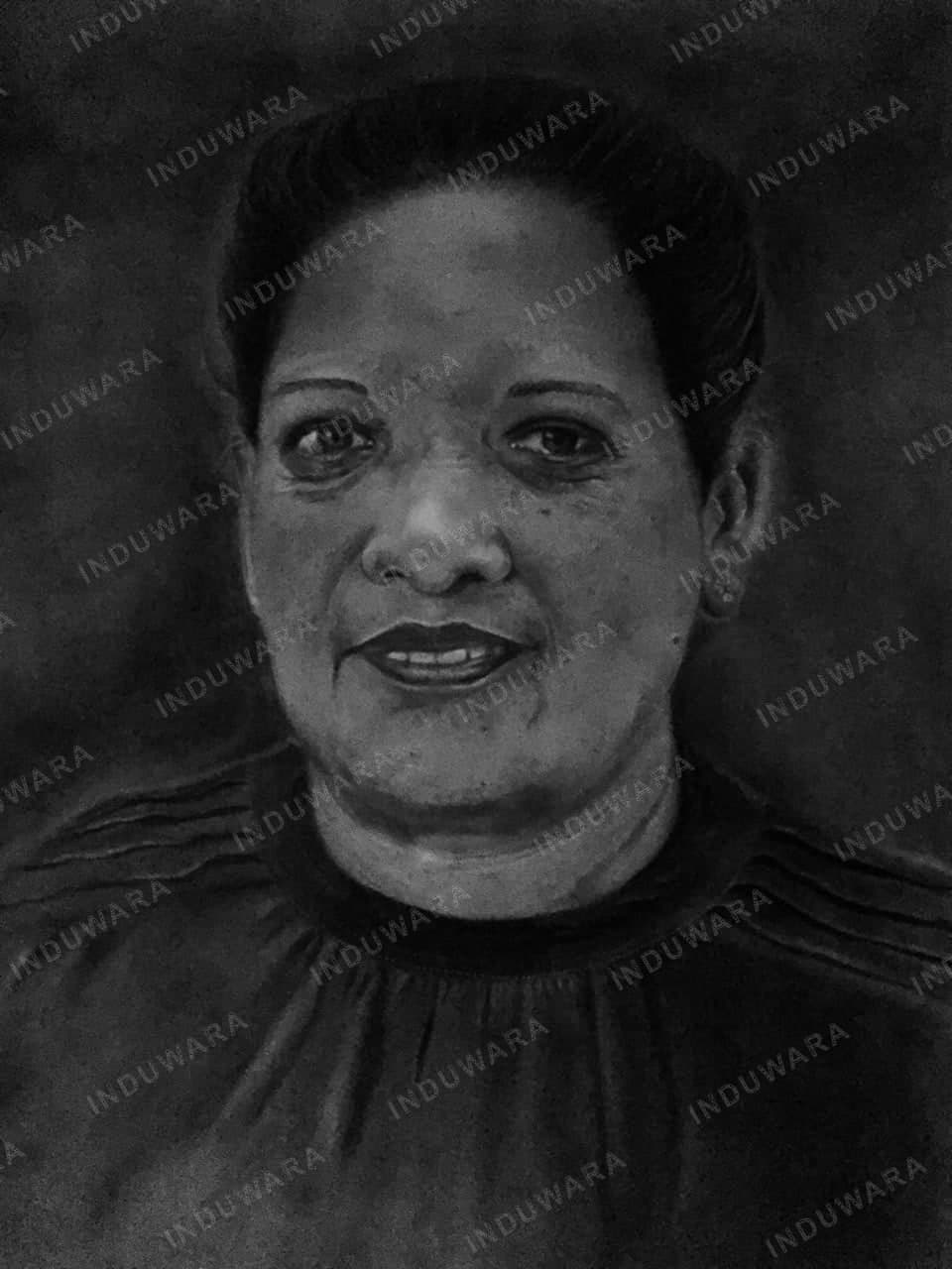 Quiet Grace — Charcoal on paper